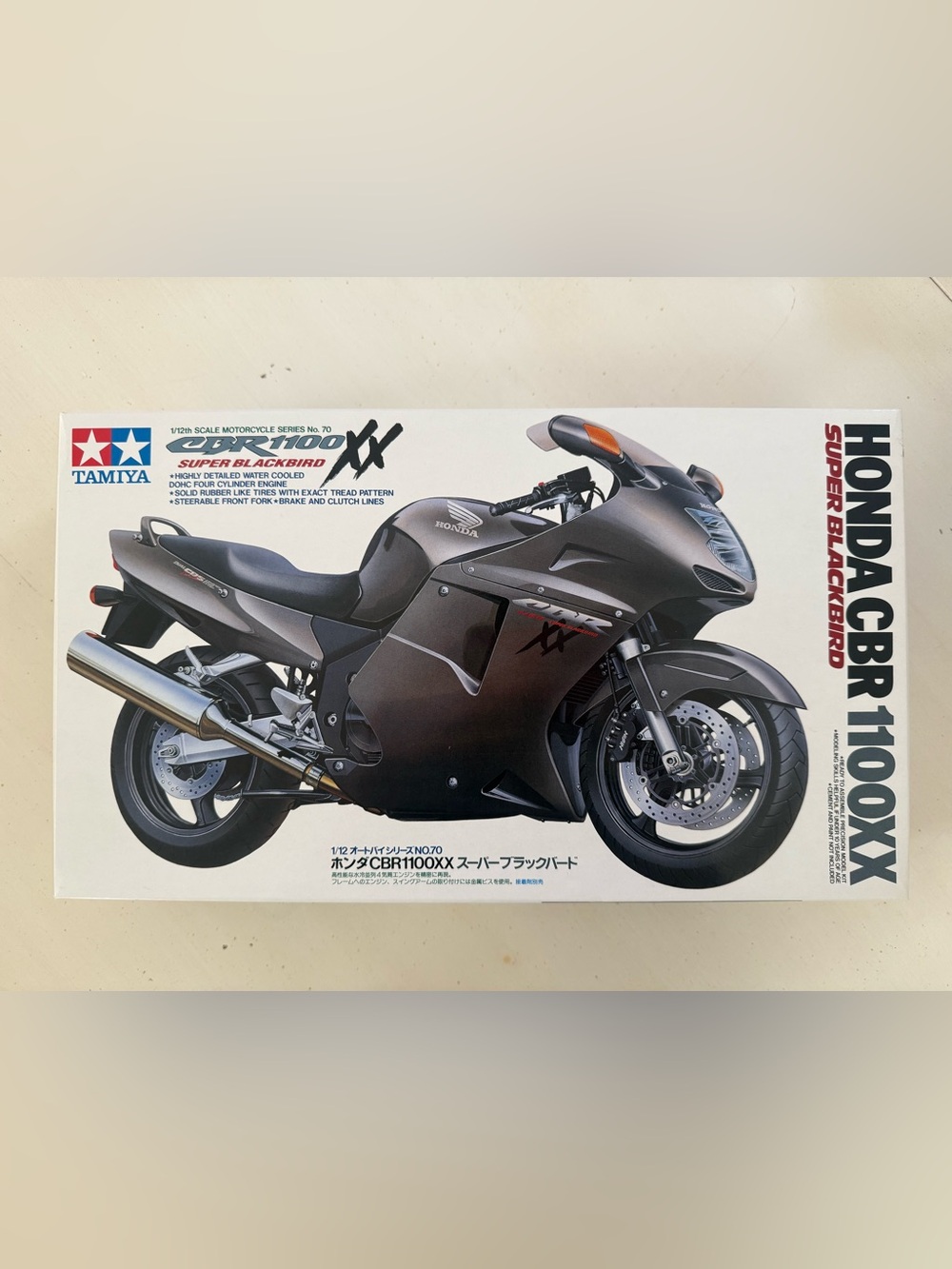 Tamiya Honda CBR1100XX Black Motorcycle Model